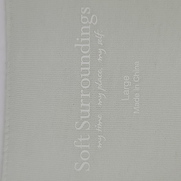 Soft Surroundings Pastel Light Green Chiffon Layered Women's Long Sleeve Top L - Picture 5 of 13